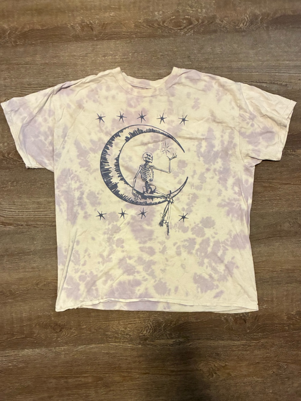 Pacsun Desert Dreamer Skelton Moon Oversized T shirt